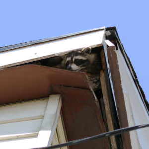 Raccoon in attic